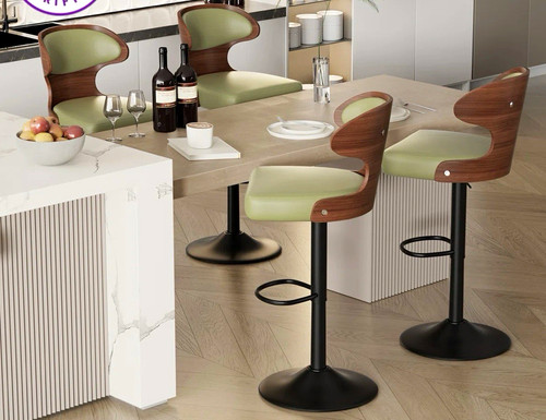 Bentwood swivel barstools - bentwood,