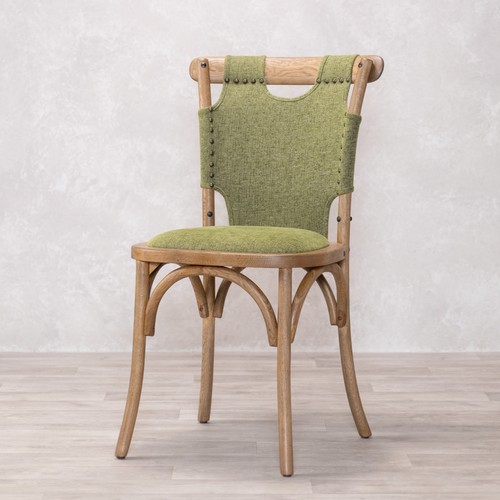 Green upholstered dining - green,