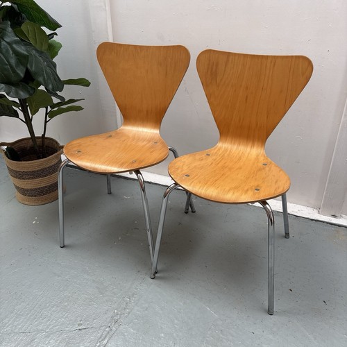 Pair bentwood 1960s fritz - bentwood,