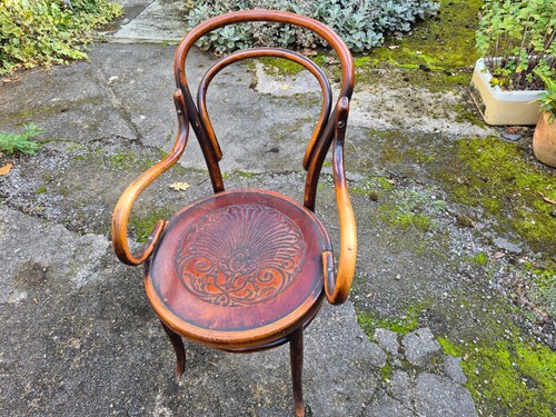 Vintage bentwood chair - ,