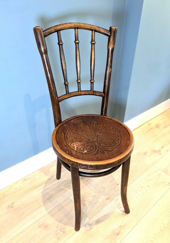 Art nouveau dining chair - nouveau,