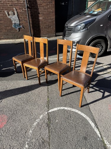 Mid century solid oak dining - oak,