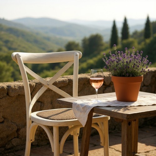 Cream cross back dining - dining, chair